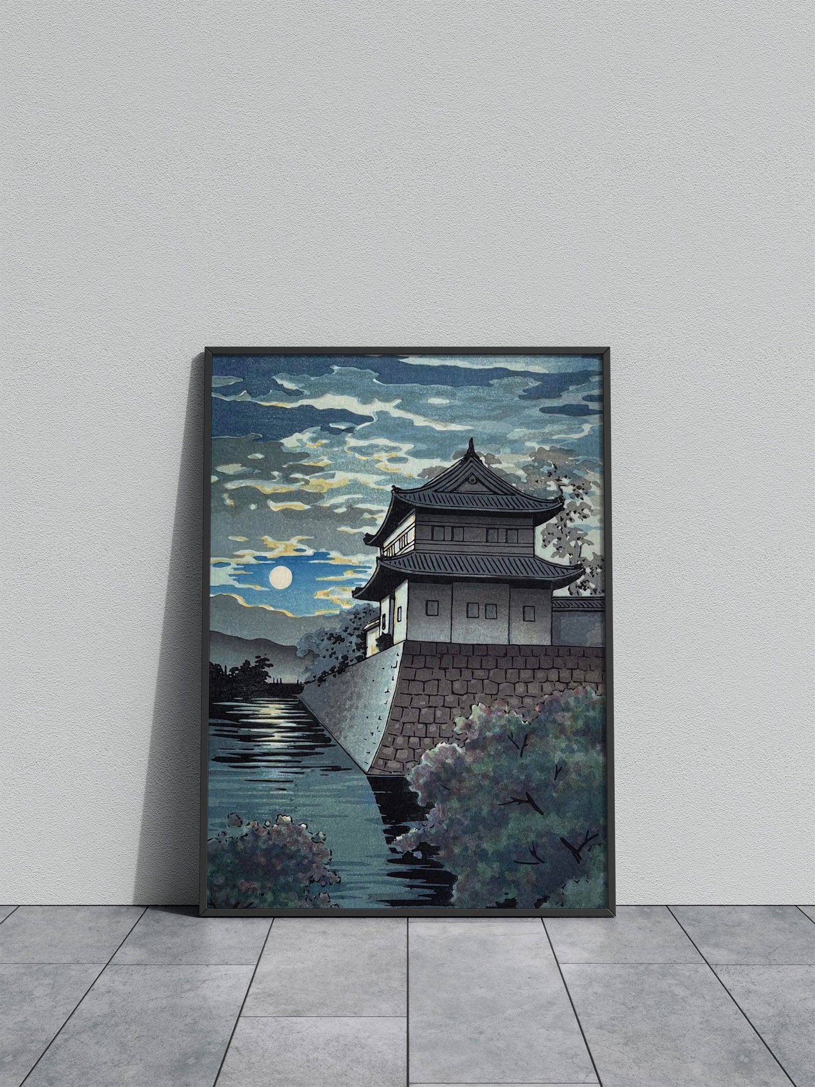 Nijo Castle at Kyoto Asian Style Poster | Wall A rt for Home & Office | High-Quality Print - High-Quality Premium Wall Art Decor Sticker