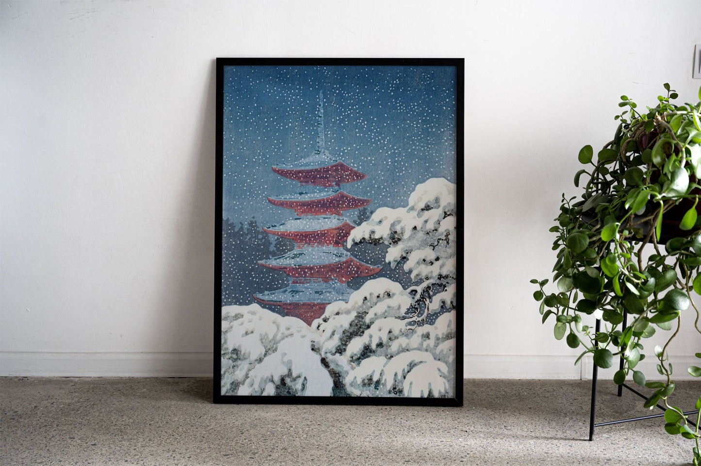 Nikko Five Storied Pagoda Asian Style Poster |  Wall Art for Home & Office | High-Quality Print - High-Quality Premium Wall Art Decor Sticker