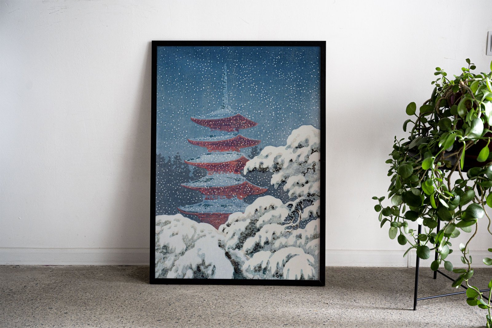 Nikko Five Storied Pagoda Asian Style Poster |  Wall Art for Home & Office | High-Quality Print - High-Quality Premium Wall Art Decor Sticker