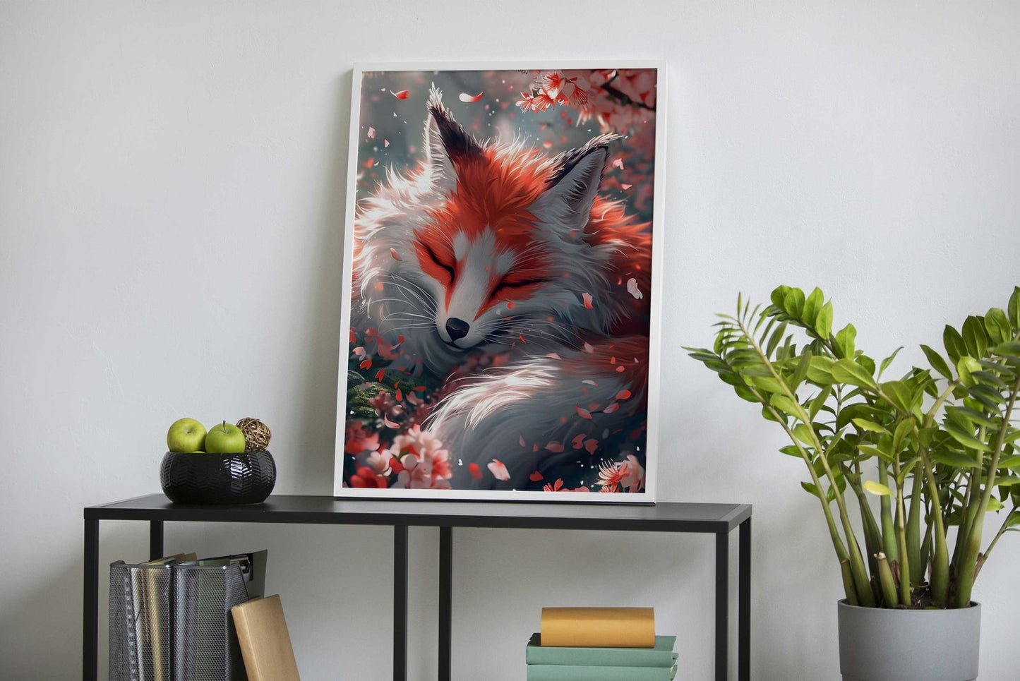Ninetail Kitsune Dream Asian Style Poster | Wa ll Art for Home & Office | High-Quality Print - High-Quality Premium Wall Art Decor Sticker