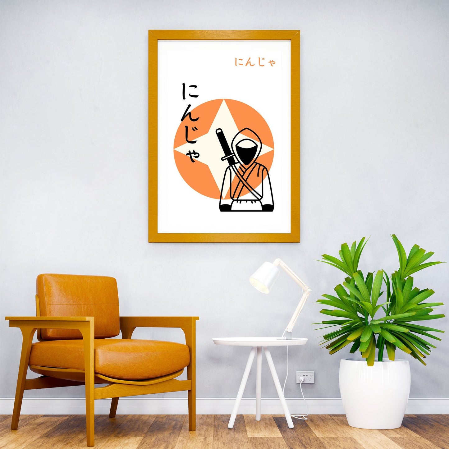 Ninja Assassin Pink Asian Style Poster | Wall A rt for Home & Office | High-Quality Print - High-Quality Premium Wall Art Decor Sticker