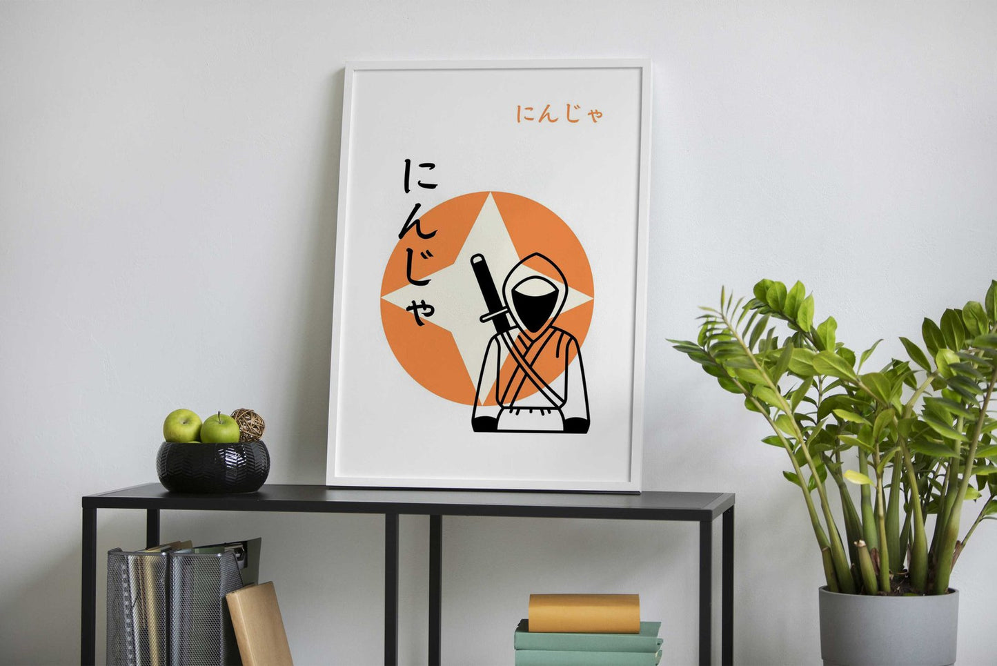 Ninja Assassin Pink Asian Style Poster | Wall A rt for Home & Office | High-Quality Print - High-Quality Premium Wall Art Decor Sticker