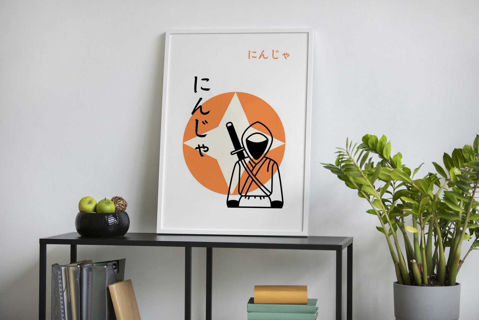 Ninja Assassin Pink Asian Style Poster | Wall A rt for Home & Office | High-Quality Print - High-Quality Premium Wall Art Decor Sticker