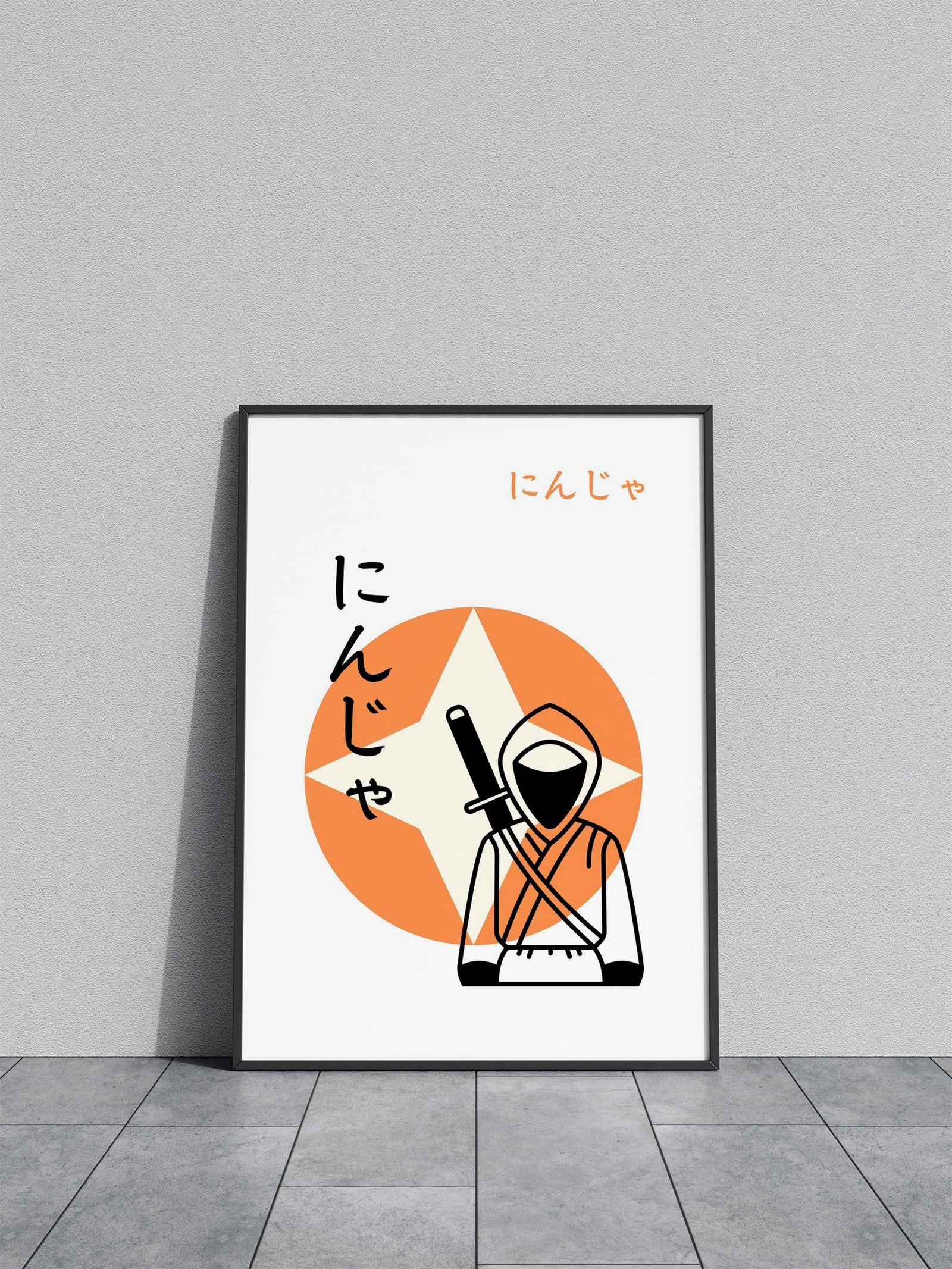 Ninja Assassin Pink Asian Style Poster | Wall A rt for Home & Office | High-Quality Print - High-Quality Premium Wall Art Decor Sticker