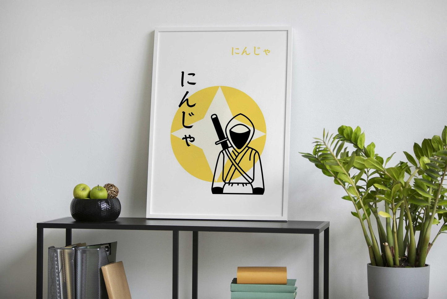 Ninja Girl Kunoichi Focus Asian Style Poster |  Wall Art for Home & Office | High-Quality Print - High-Quality Premium Wall Art Decor Sticker
