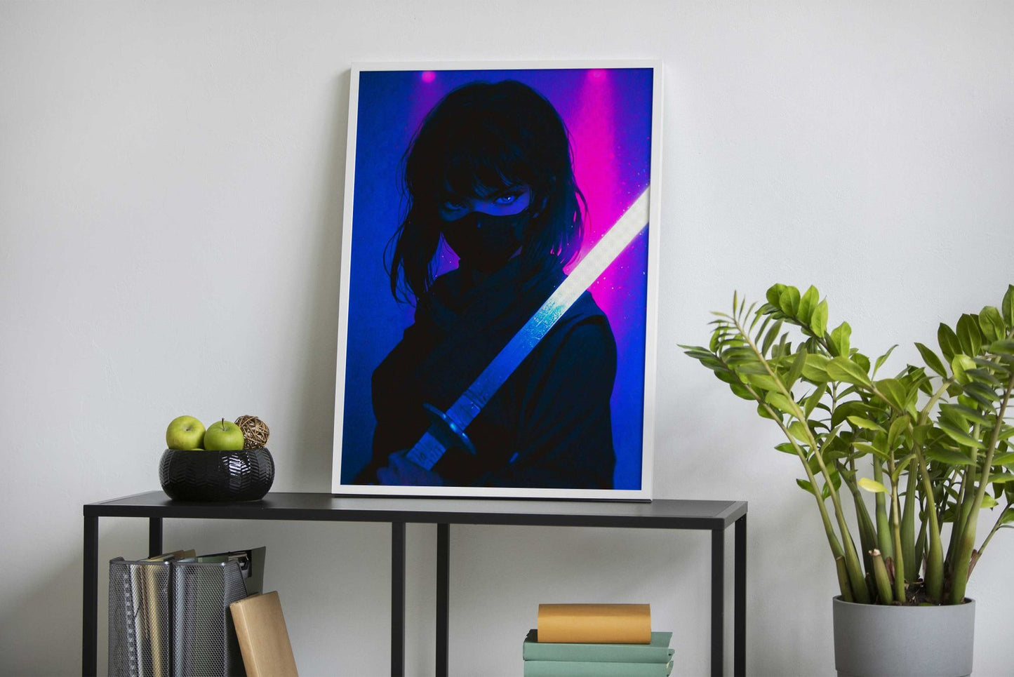 Ninja Japan Asian Style Poster | Wall Art for H ome & Office | High-Quality Print - High-Quality Premium Wall Art Decor Sticker