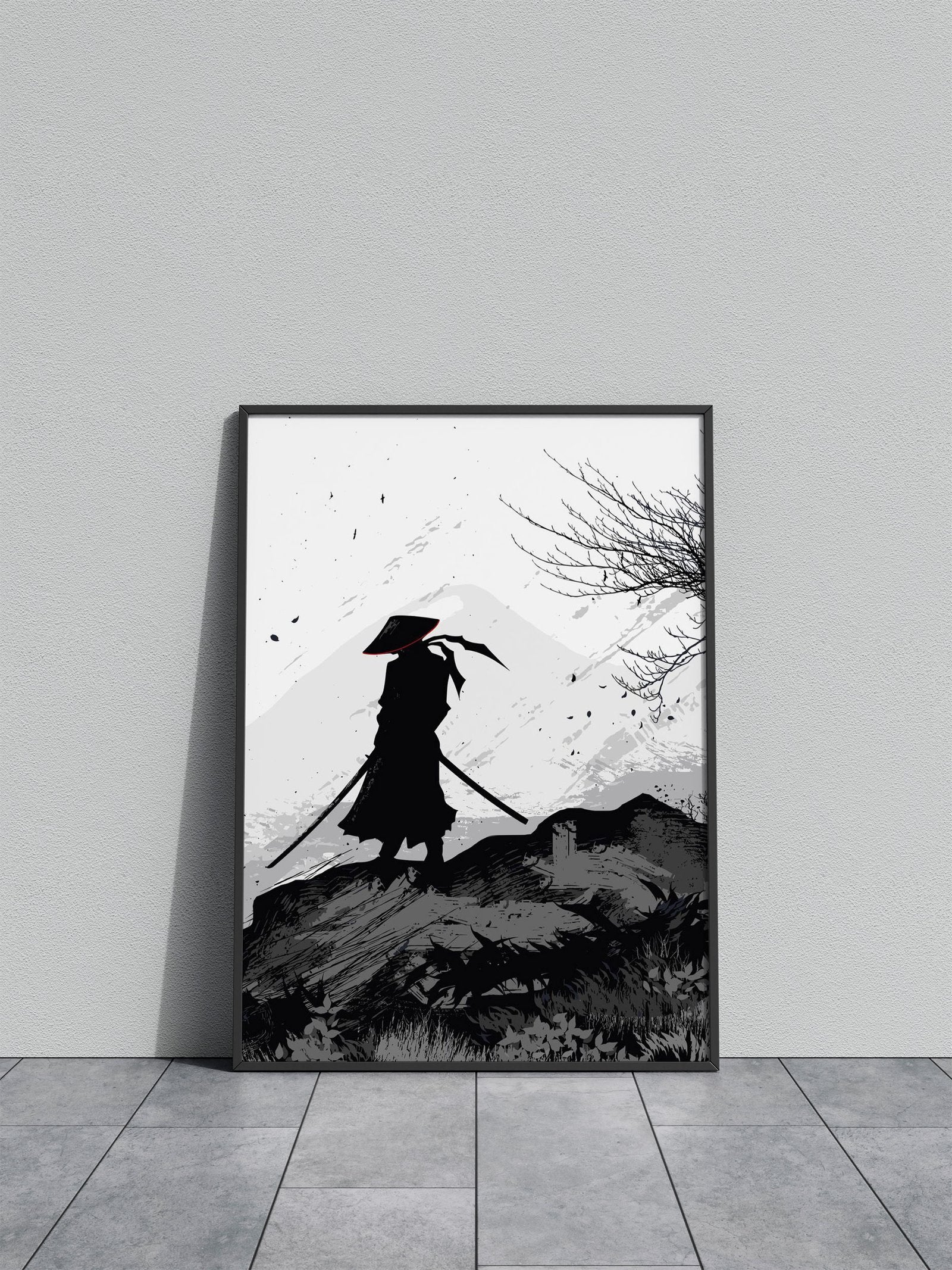 Ninja Kamui ukiyo e Asian Style Poster | Wall A rt for Home & Office | High-Quality Print - High-Quality Premium Wall Art Decor Sticker