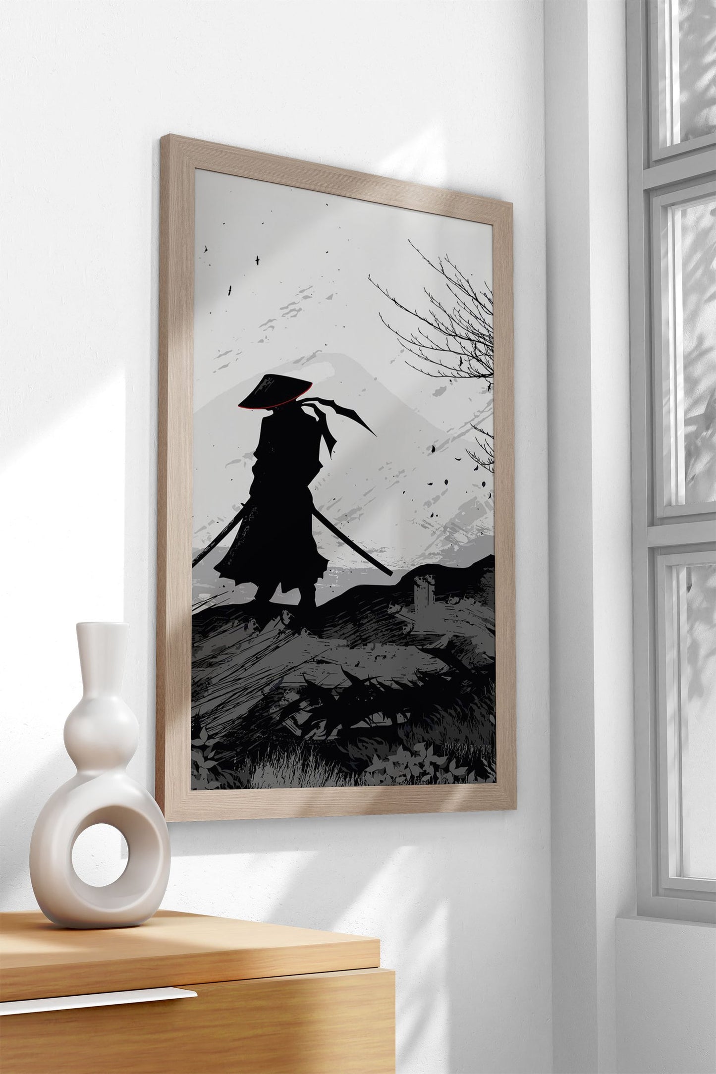Ninja Kamui ukiyo e Asian Style Poster | Wall A rt for Home & Office | High-Quality Print - High-Quality Premium Wall Art Decor Sticker