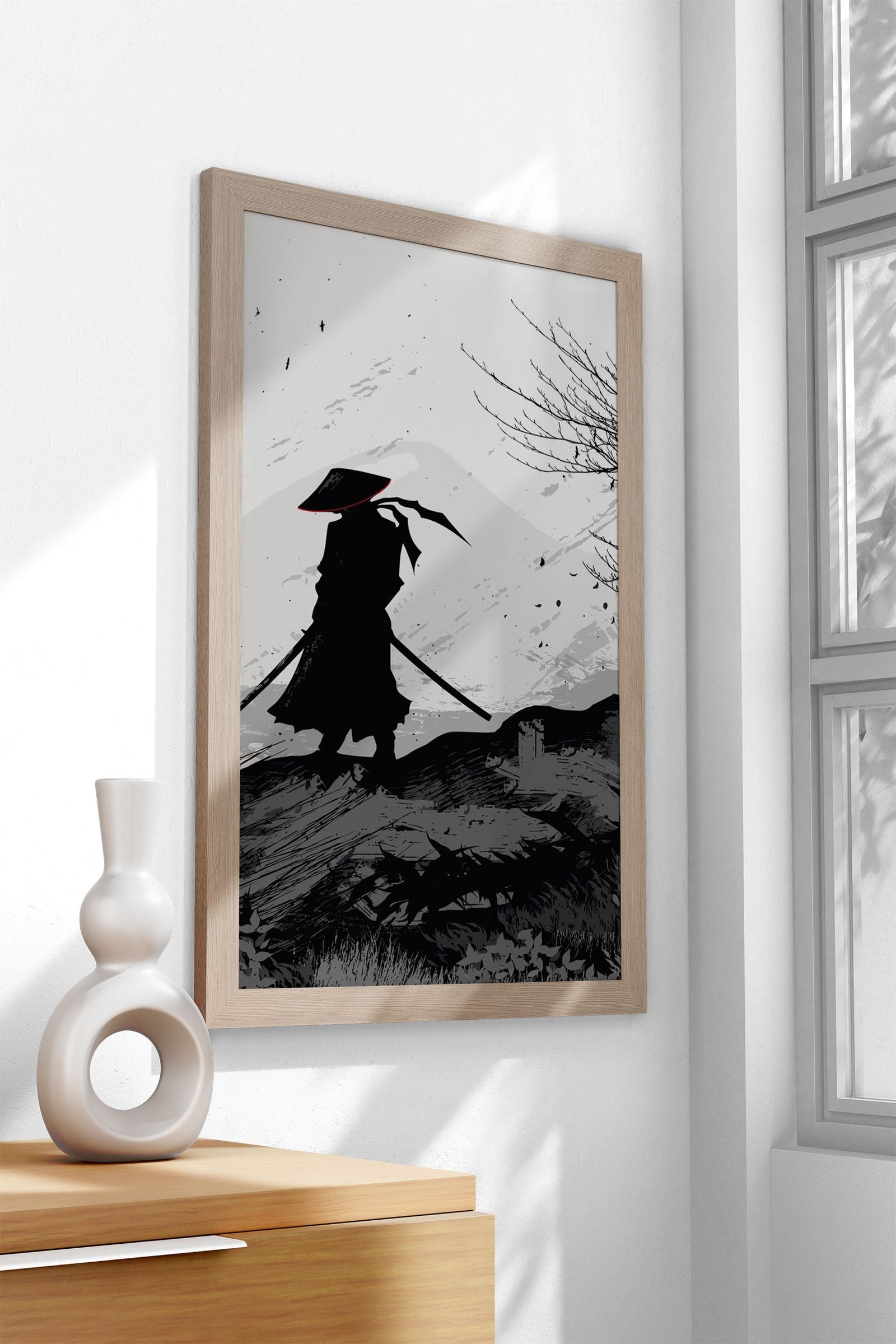 Ninja Kamui ukiyo e Asian Style Poster | Wall A rt for Home & Office | High-Quality Print - High-Quality Premium Wall Art Decor Sticker