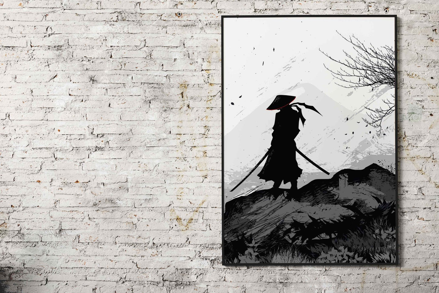 Ninja Kamui ukiyo e Asian Style Poster | Wall A rt for Home & Office | High-Quality Print - High-Quality Premium Wall Art Decor Sticker
