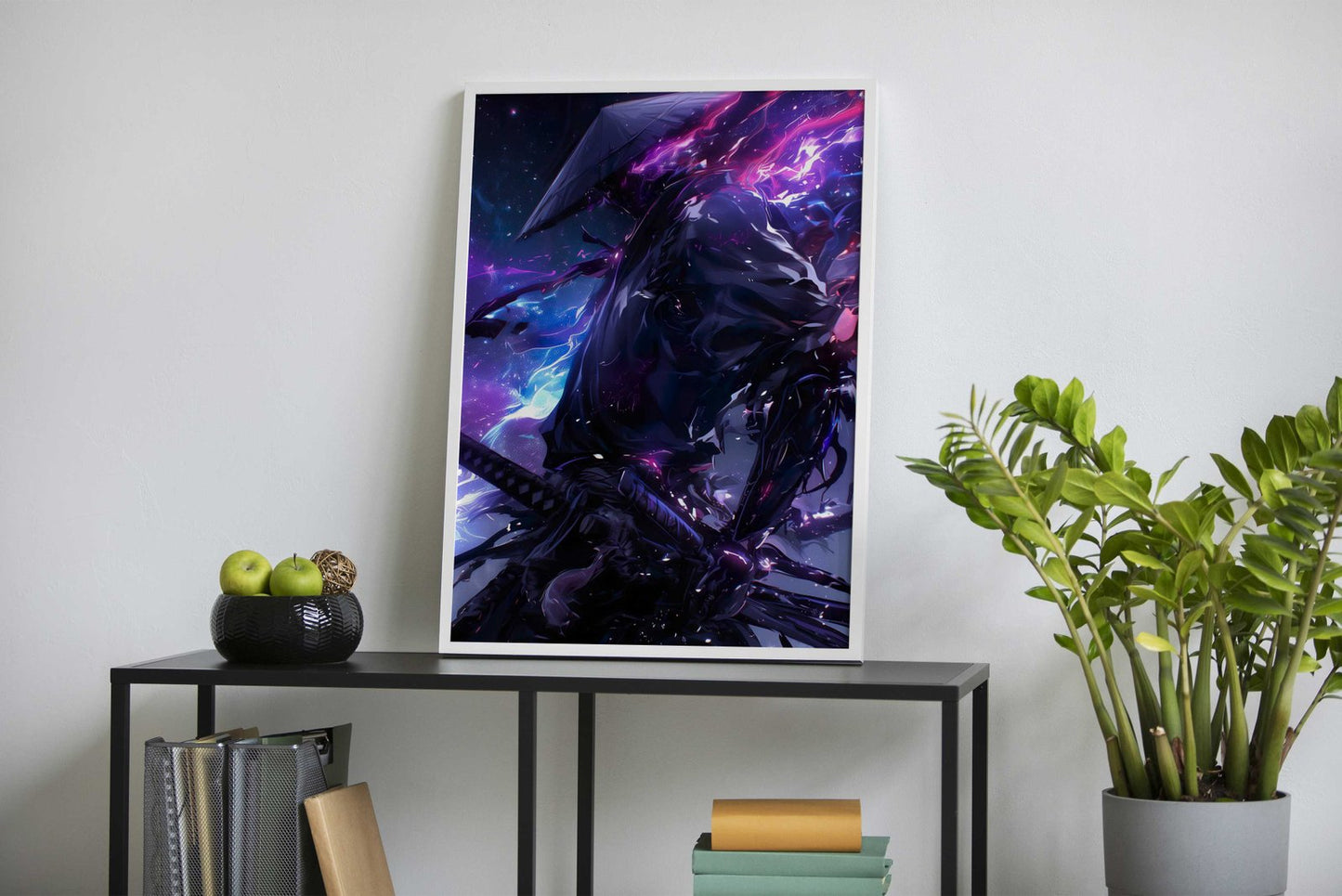 Ninja Samurai Green Asian Style Poster | Wall  Art for Home & Office | High-Quality Print - High-Quality Premium Wall Art Decor Sticker
