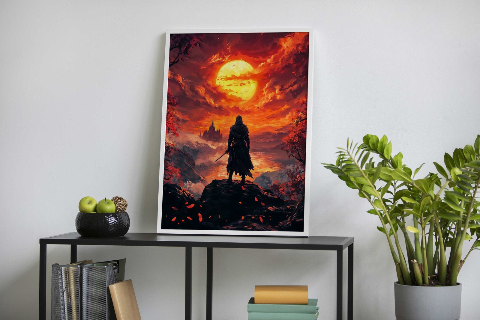 ninja of diamond card Asian Style Poster | Wall  Art for Home & Office | High-Quality Print - High-Quality Premium Wall Art Decor Sticker