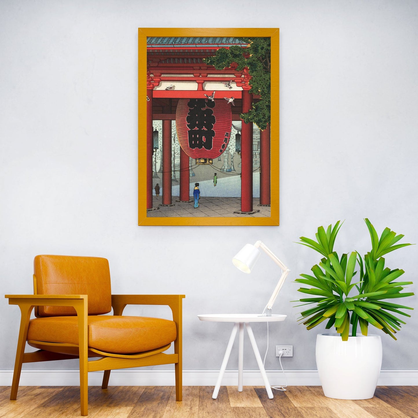 Nio Gate at Asakusa Temple Asian Style Poste r | Wall Art for Home & Office | High-Quality Print - High-Quality Premium Wall Art Decor Sticker