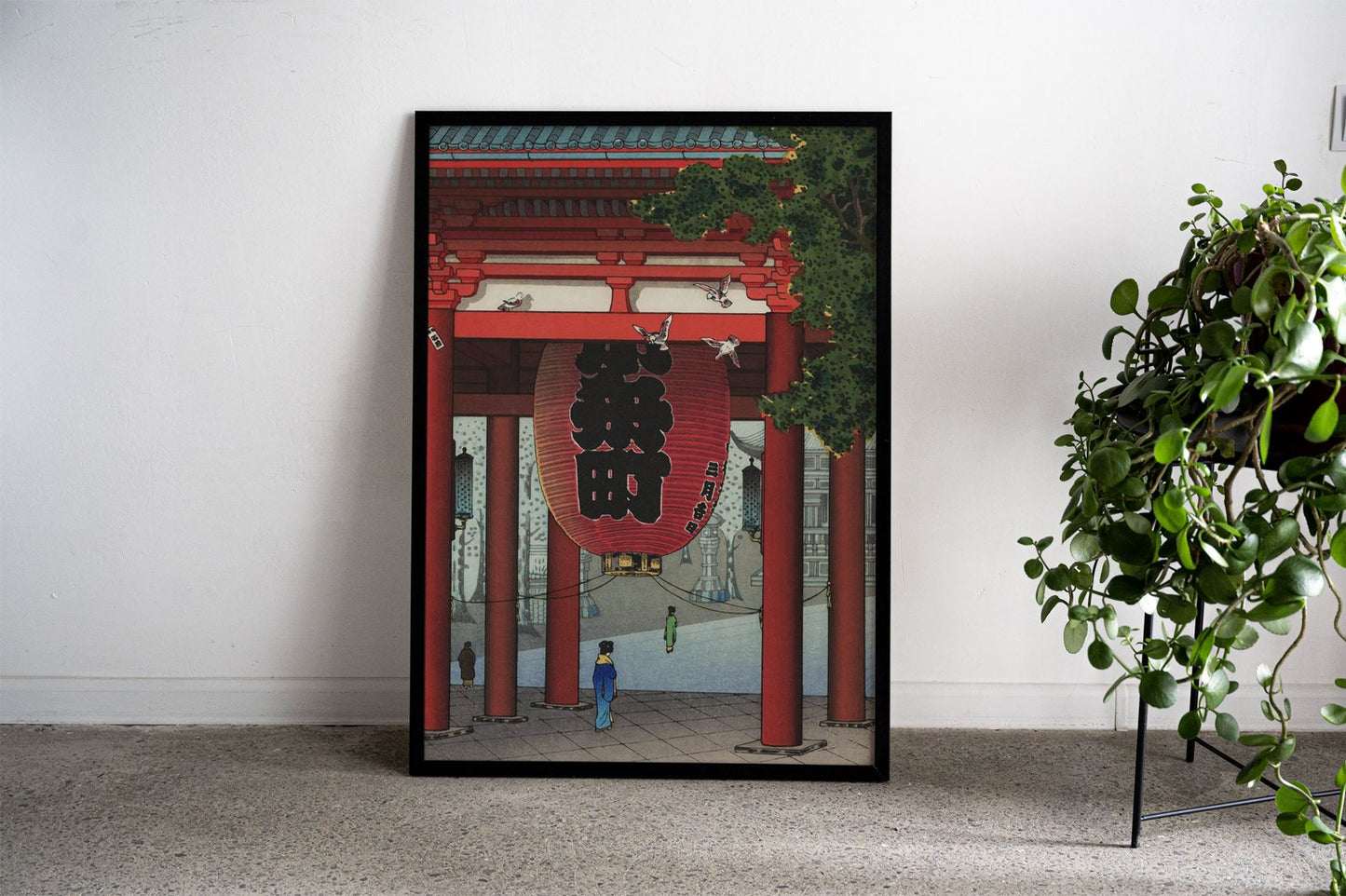 Nio Gate at Asakusa Temple Asian Style Poste r | Wall Art for Home & Office | High-Quality Print - High-Quality Premium Wall Art Decor Sticker