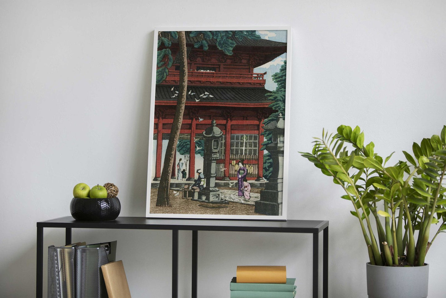 Nio Gate at Honmonji Asian Style Poster | Wall  Art for Home & Office | High-Quality Print - High-Quality Premium Wall Art Decor Sticker