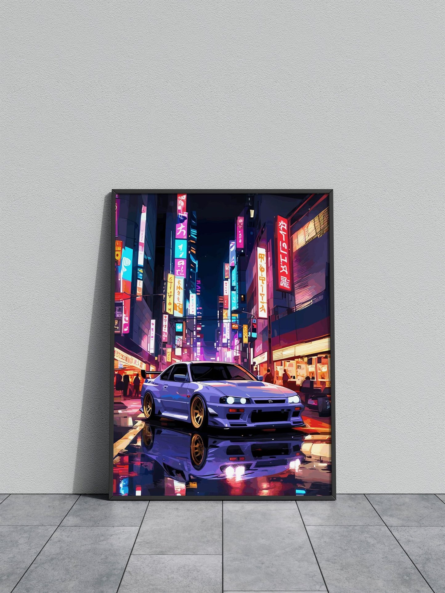 Nissan GTR Skyline Japan Asian Style Poster |  Wall Art for Home & Office | High-Quality Print - High-Quality Premium Wall Art Decor Sticker