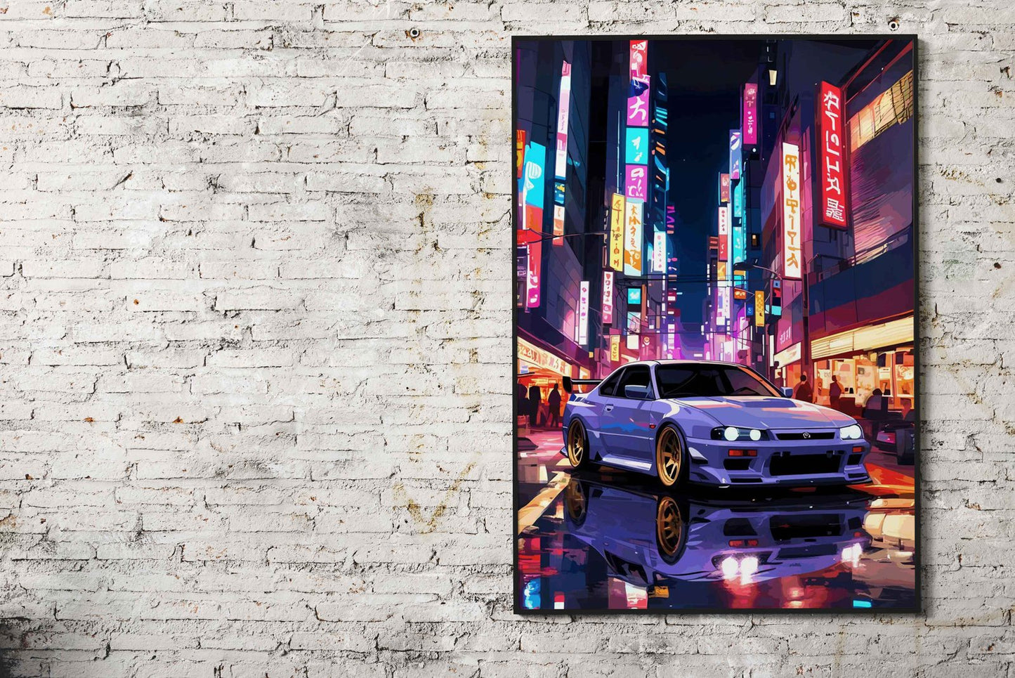 Nissan GTR Skyline Japan Asian Style Poster |  Wall Art for Home & Office | High-Quality Print - High-Quality Premium Wall Art Decor Sticker
