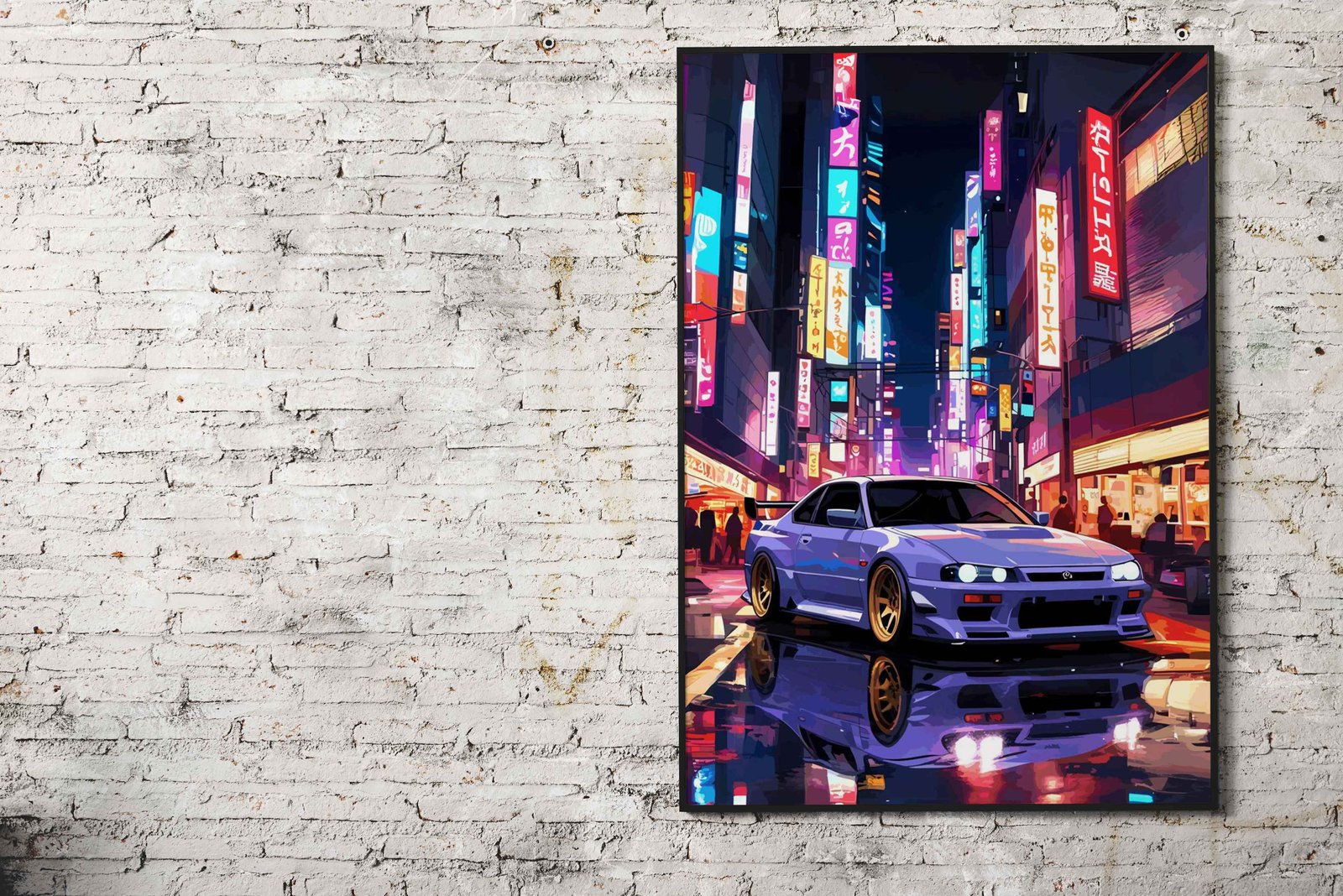 Nissan GTR Skyline Japan Asian Style Poster |  Wall Art for Home & Office | High-Quality Print - High-Quality Premium Wall Art Decor Sticker