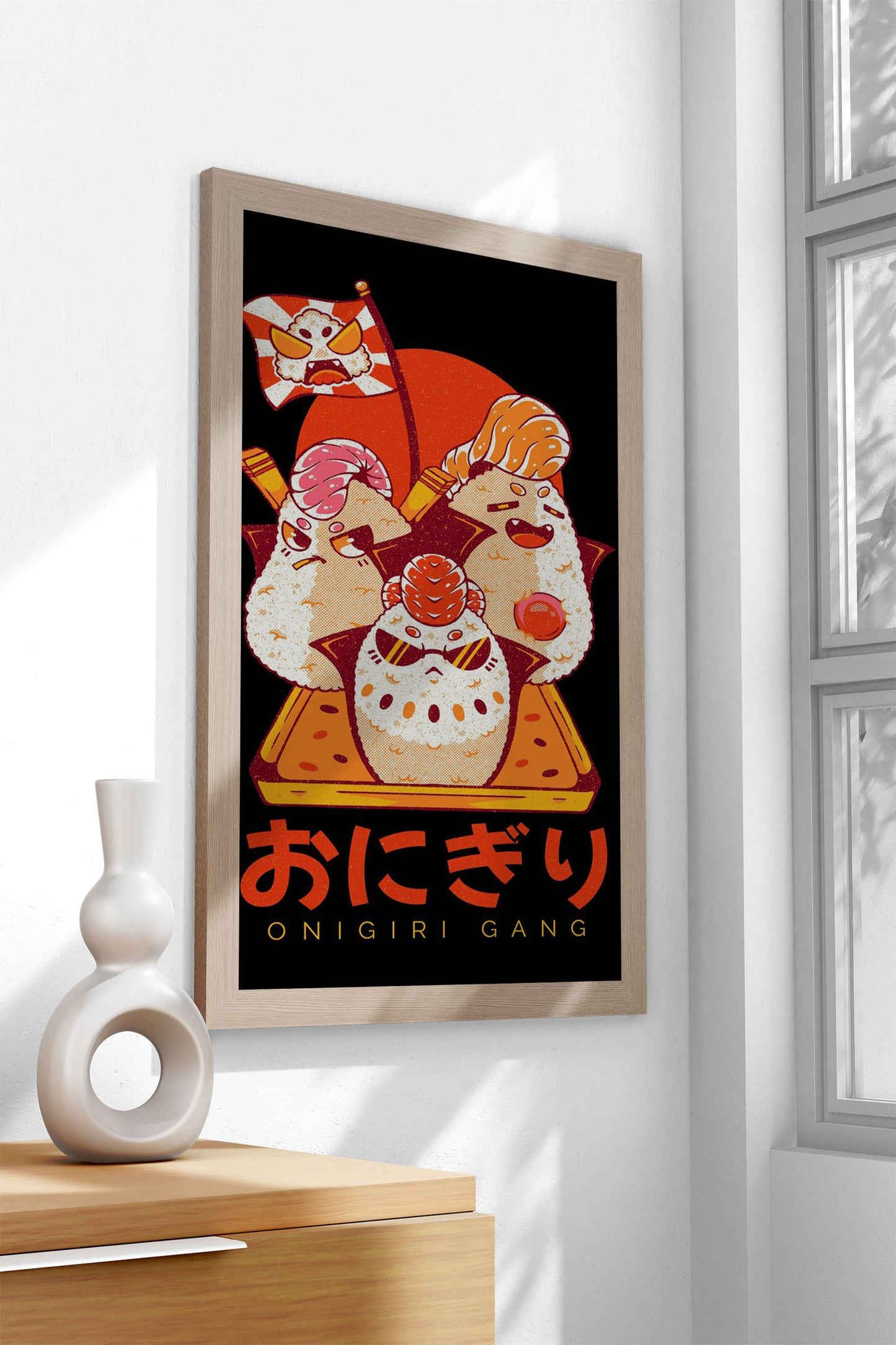 onigiri Asian Style Poster | Wall Art for Home &  Office | High-Quality Print