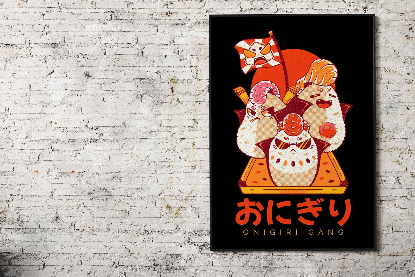 onigiri Asian Style Poster | Wall Art for Home &  Office | High-Quality Print