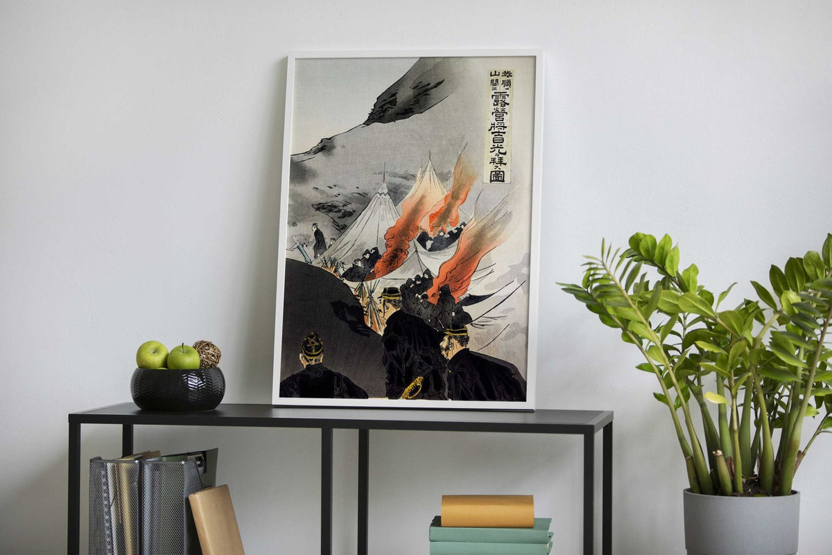 Officers and Men Asian Style Poster | Wall Art  for Home & Office | High-Quality Print - High-Quality Premium Wall Art Decor Sticker