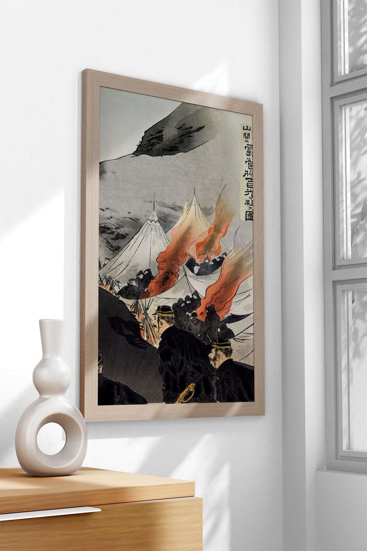 Officers and Men Asian Style Poster | Wall Art  for Home & Office | High-Quality Print - High-Quality Premium Wall Art Decor Sticker