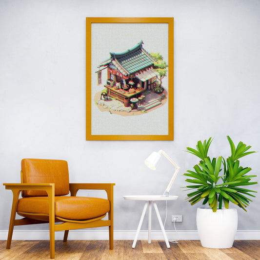 Old Tokyo Asian Style Poster | Wall Art for Hom e & Office | High-Quality Print