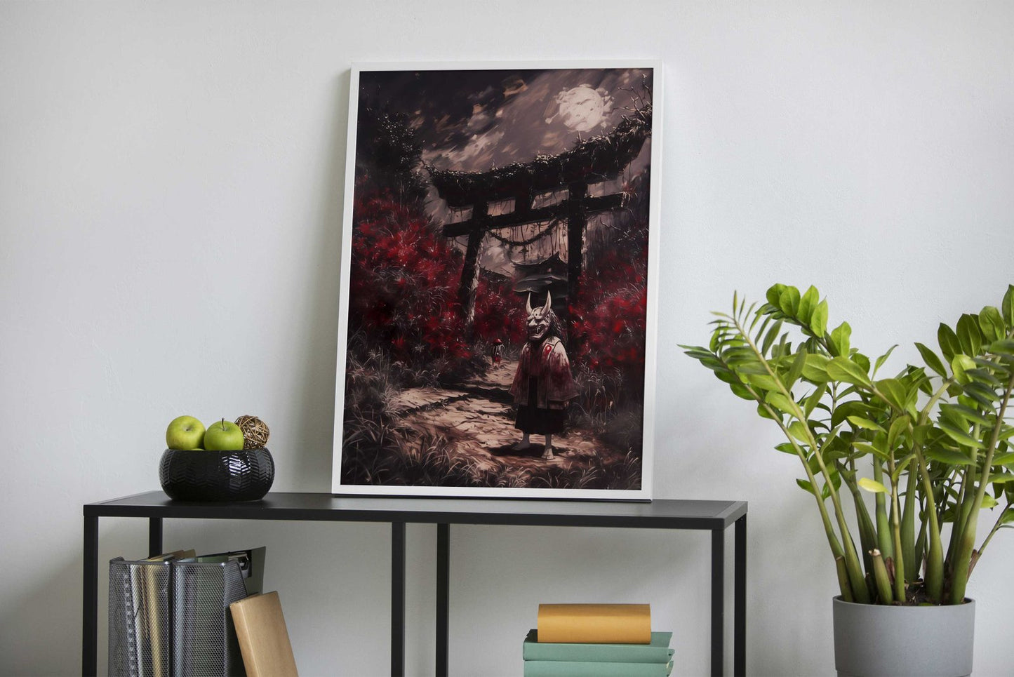 Oni Mask Asian Style Poster | Wall Art for Hom e & Office | High-Quality Print