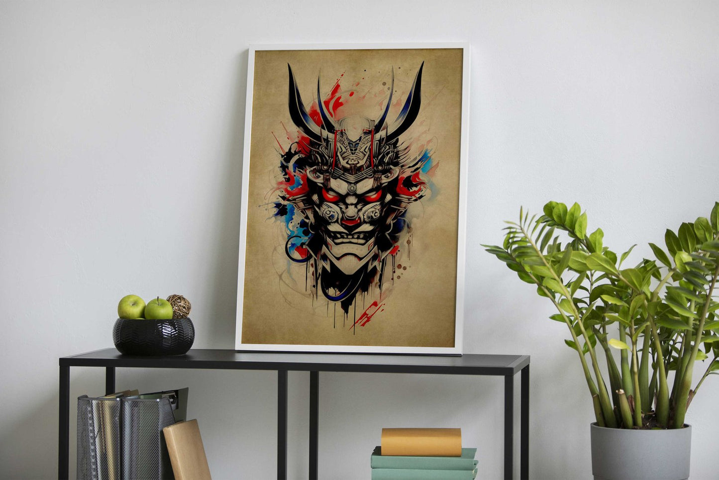 Oni Samurai No12 Asian Style Poster | Wall Art  for Home & Office | High-Quality Print