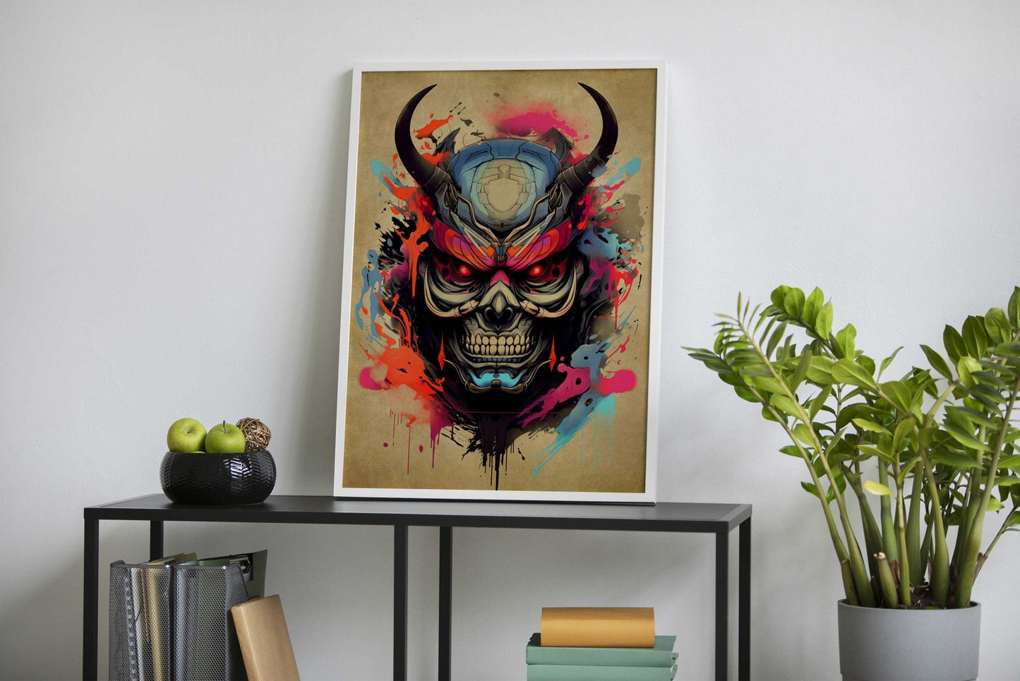 Oni Samurai No14 Asian Style Poster | Wall Art  for Home & Office | High-Quality Print