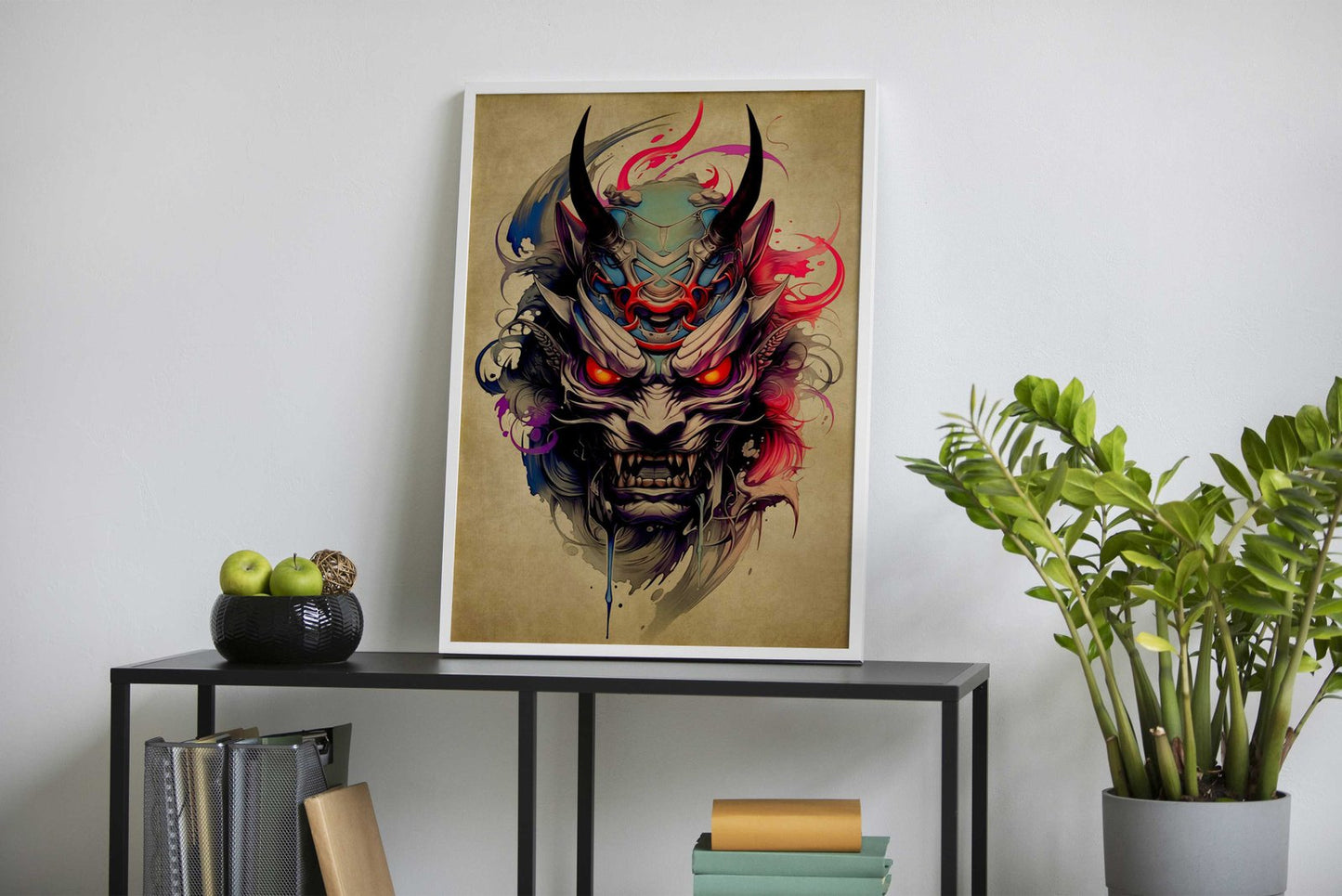 Oni Samurai No15 Asian Style Poster | Wall Art  for Home & Office | High-Quality Print