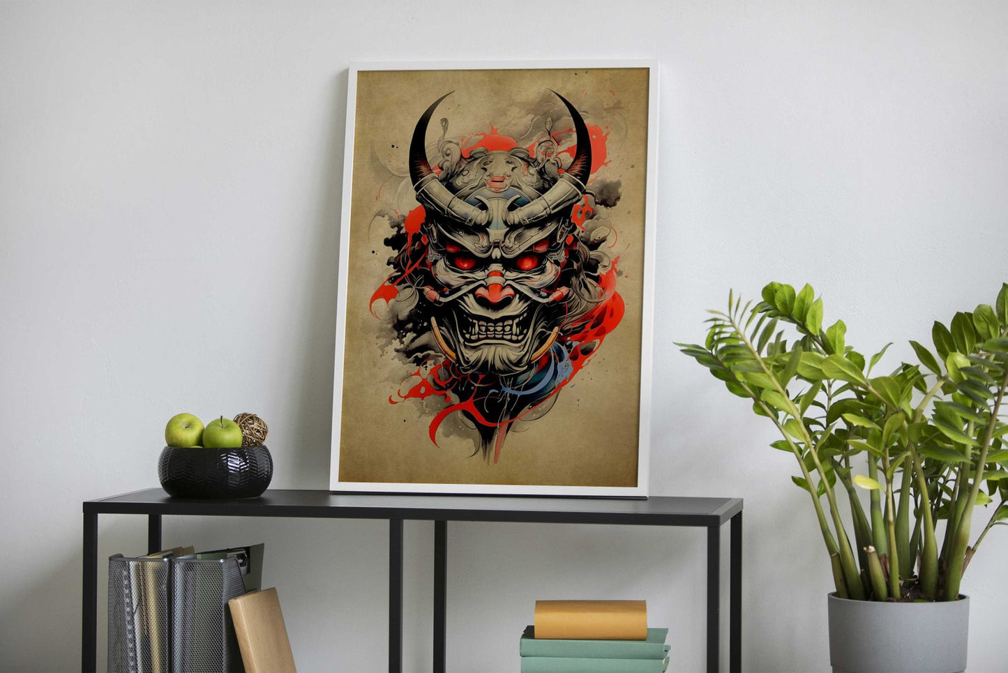Oni Samurai No20 Asian Style Poster | Wall Art  for Home & Office | High-Quality Print