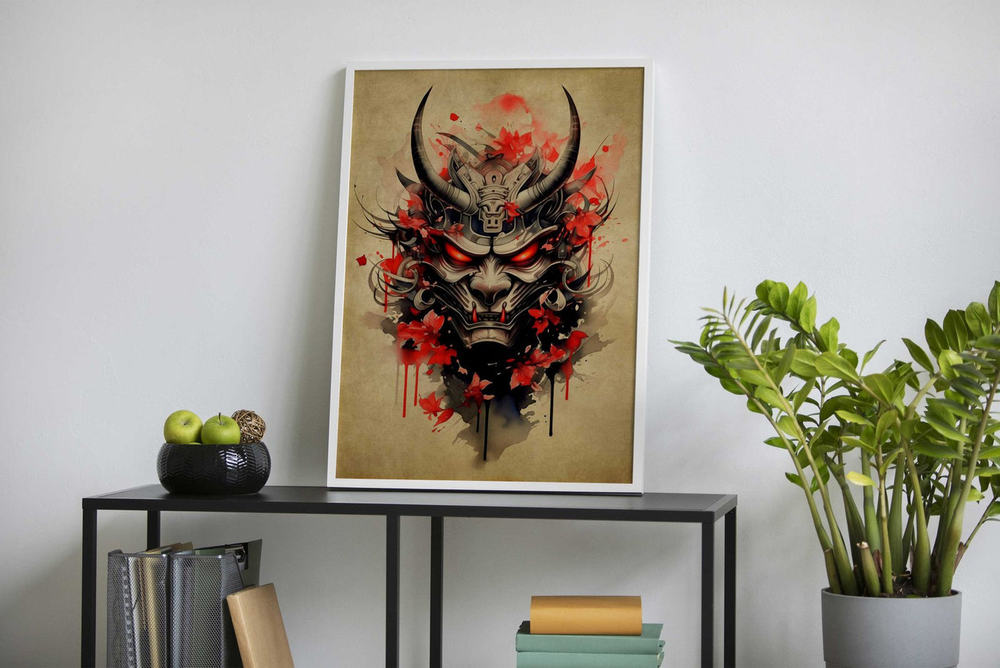 Oni Samurai No3 Asian Style Poster | Wall Art f or Home & Office | High-Quality Print