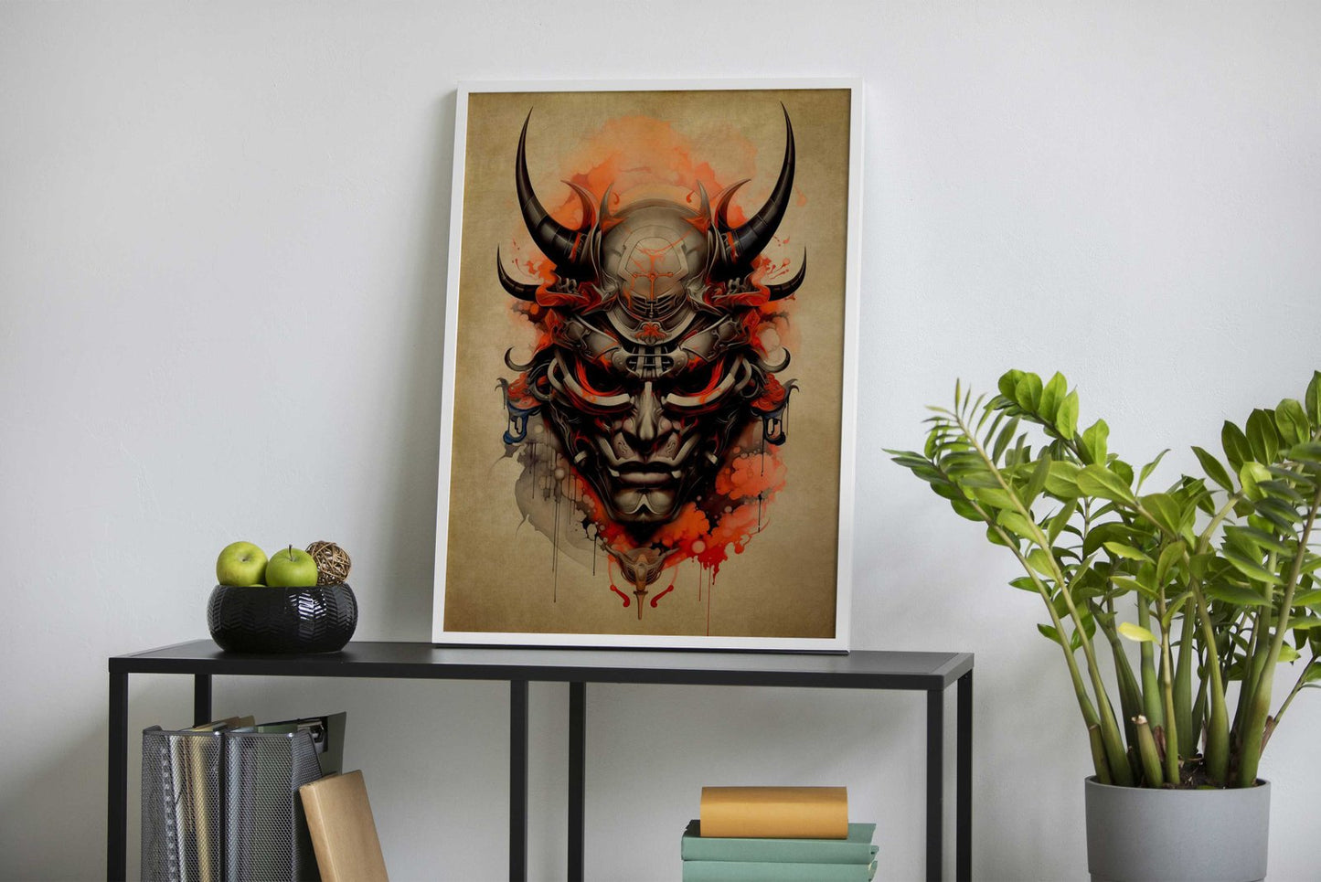Oni Samurai No5 Asian Style Poster | Wall Art f or Home & Office | High-Quality Print