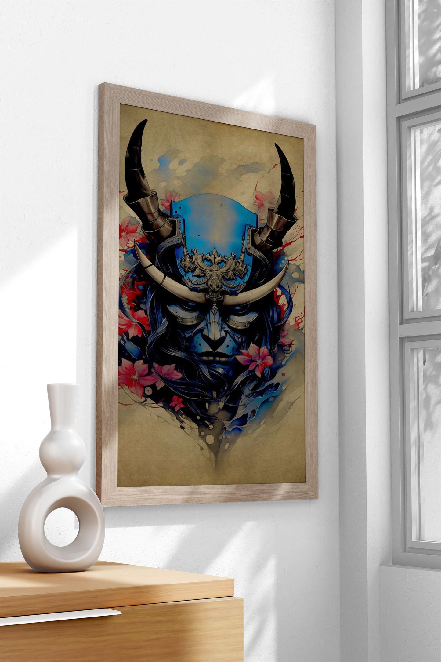 Oni Samurai No6 Asian Style Poster | Wall Art f or Home & Office | High-Quality Print