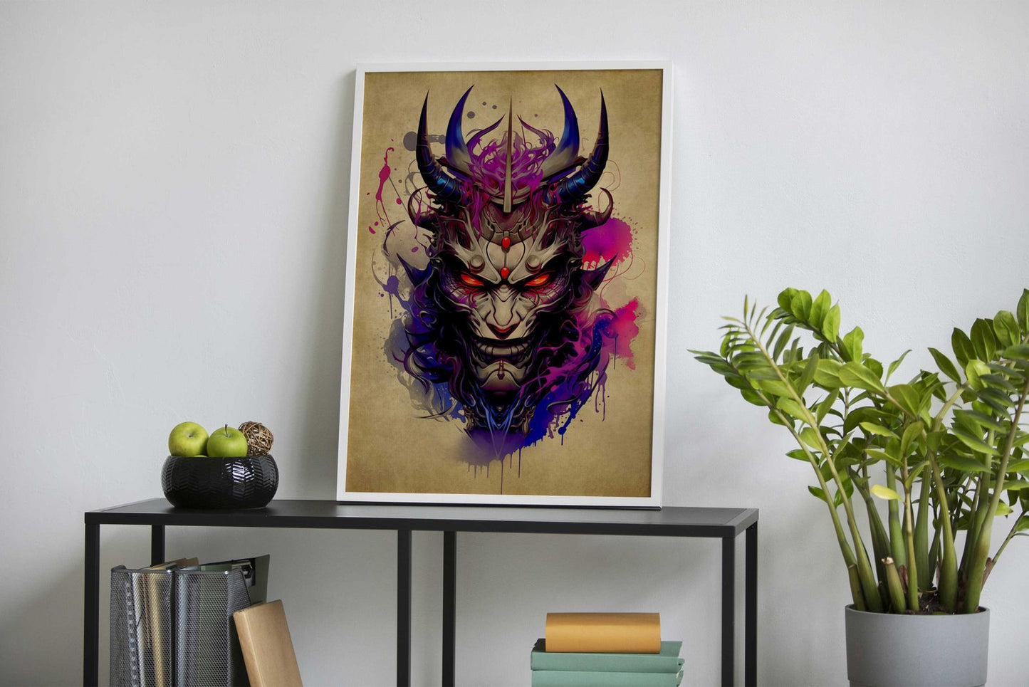 Oni Samurai No8 Asian Style Poster | Wall Art f or Home & Office | High-Quality Print