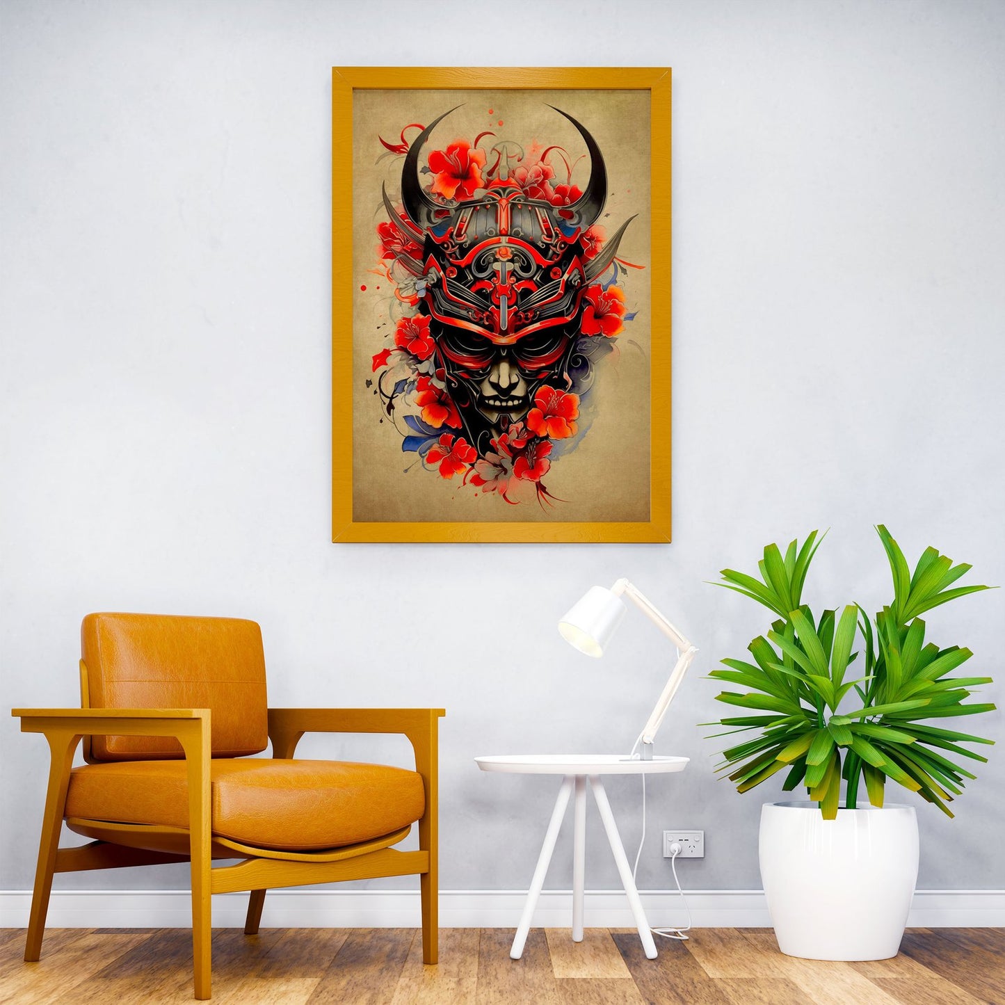 Oni Samurai No9 Asian Style Poster | Wall Art f or Home & Office | High-Quality Print