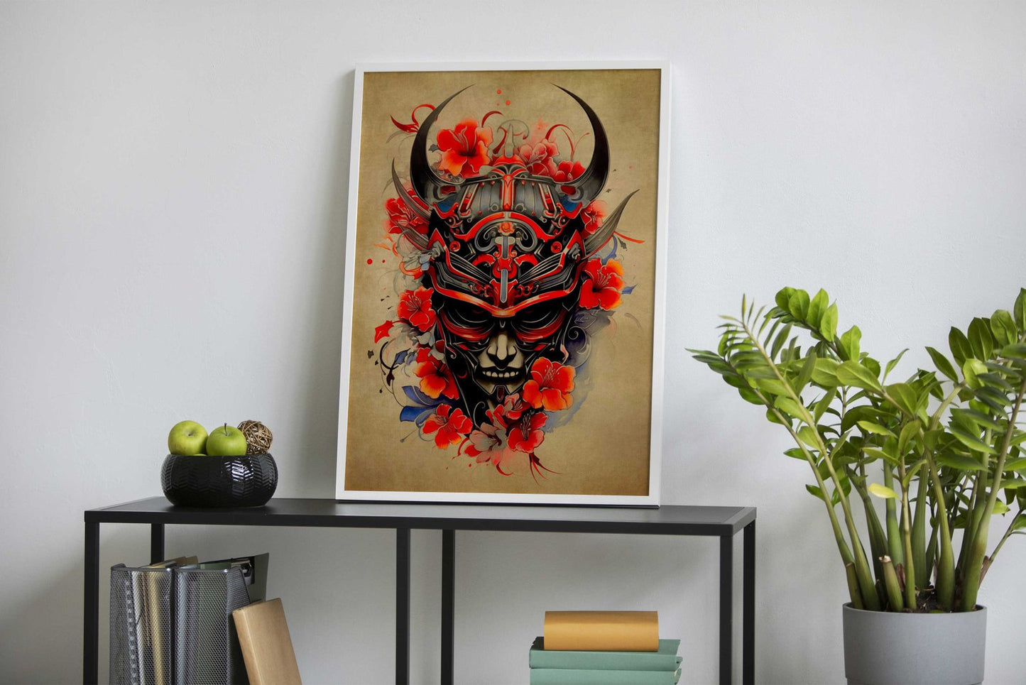 Oni Samurai No9 Asian Style Poster | Wall Art f or Home & Office | High-Quality Print