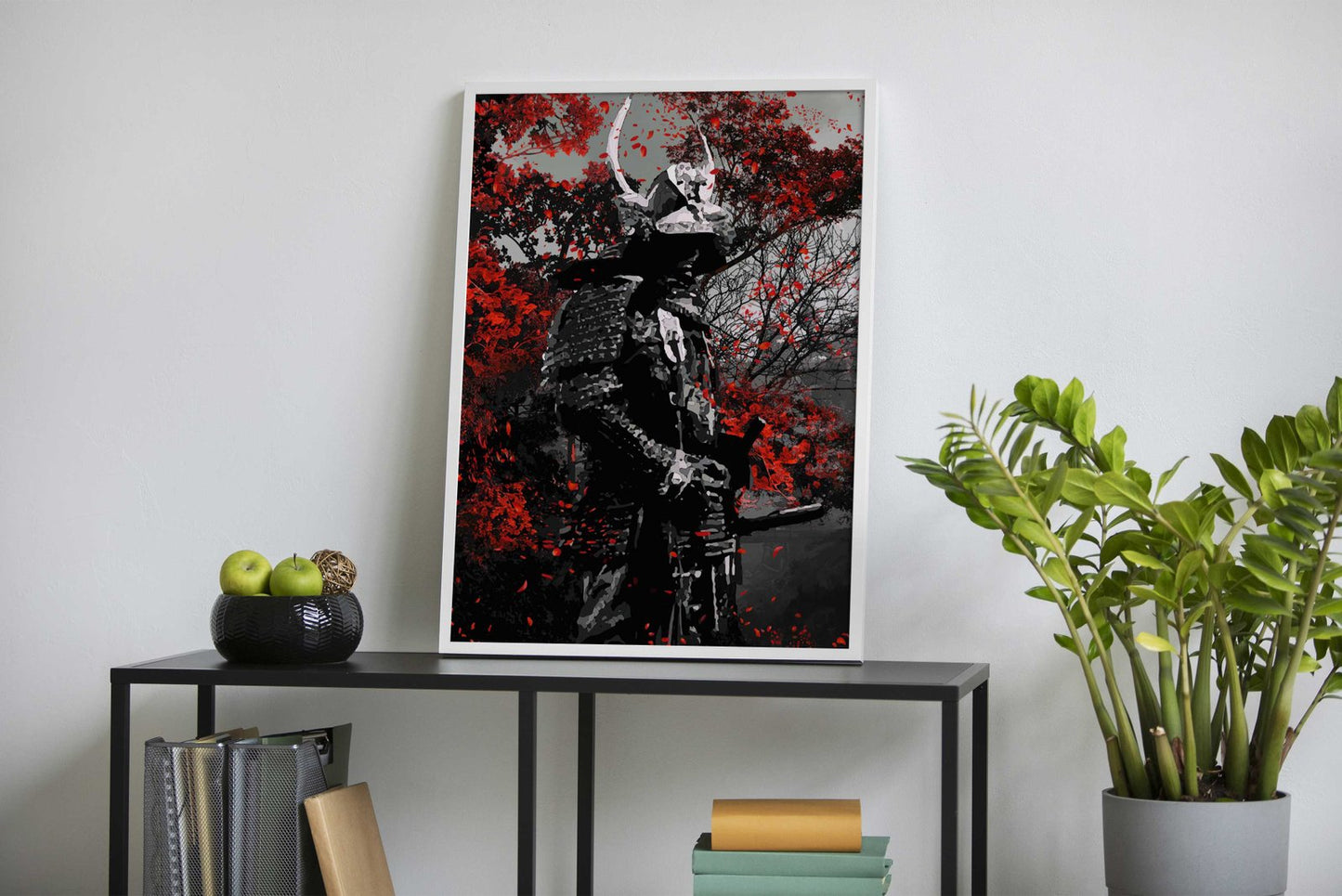 Oni Samurai Retro Japanese Asian Style Poste r | Wall Art for Home & Office | High-Quality Print