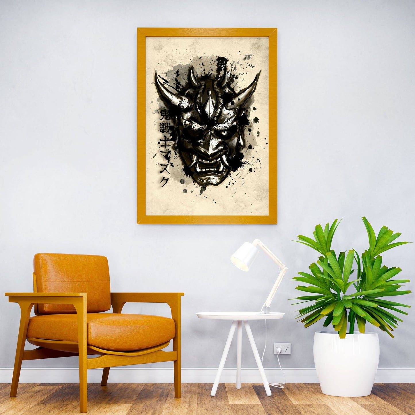 Oni warrior Asian Style Poster | Wall Art for Ho me & Office | High-Quality Print