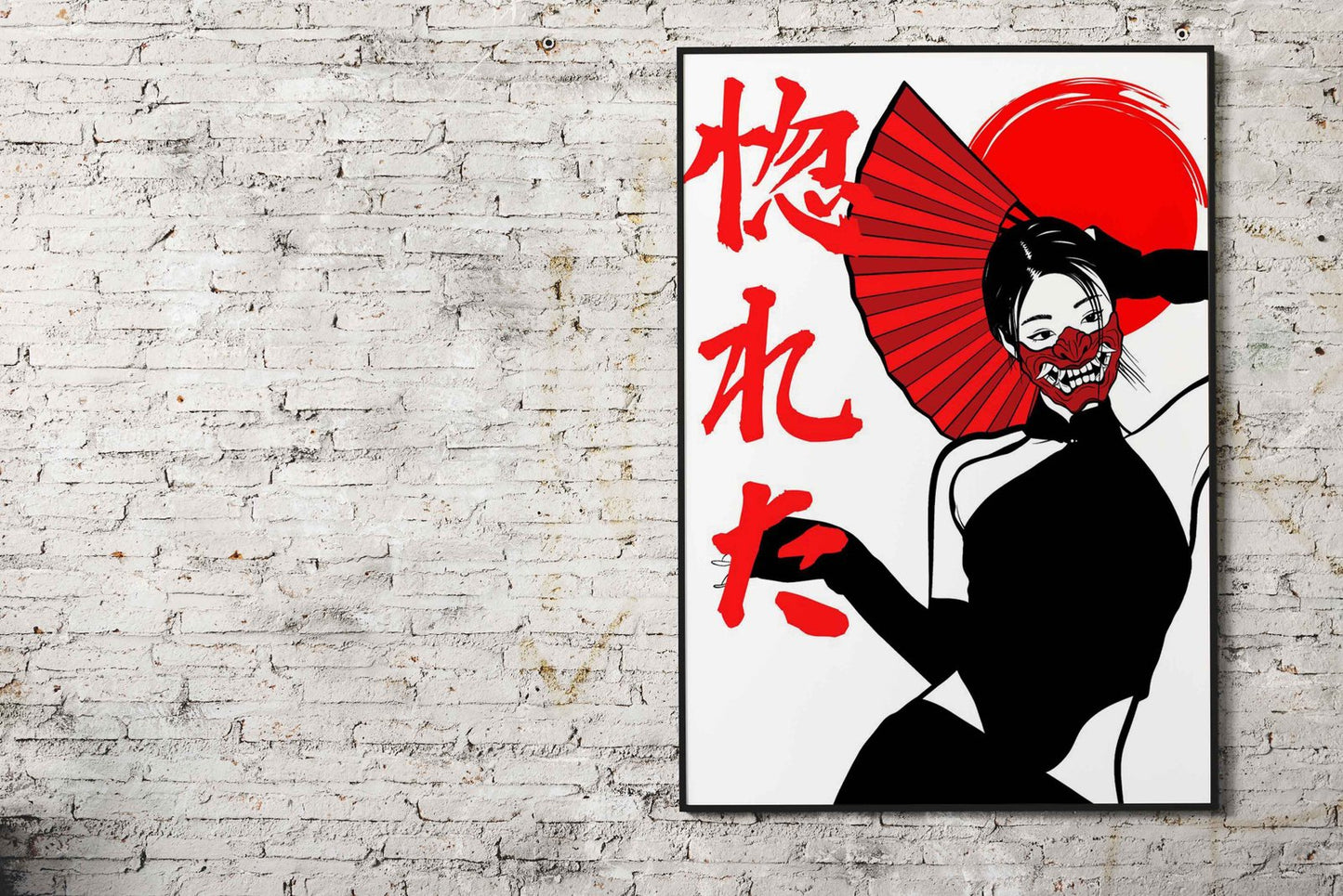 Oni woman Asian Style Poster | Wall Art for Ho me & Office | High-Quality Print