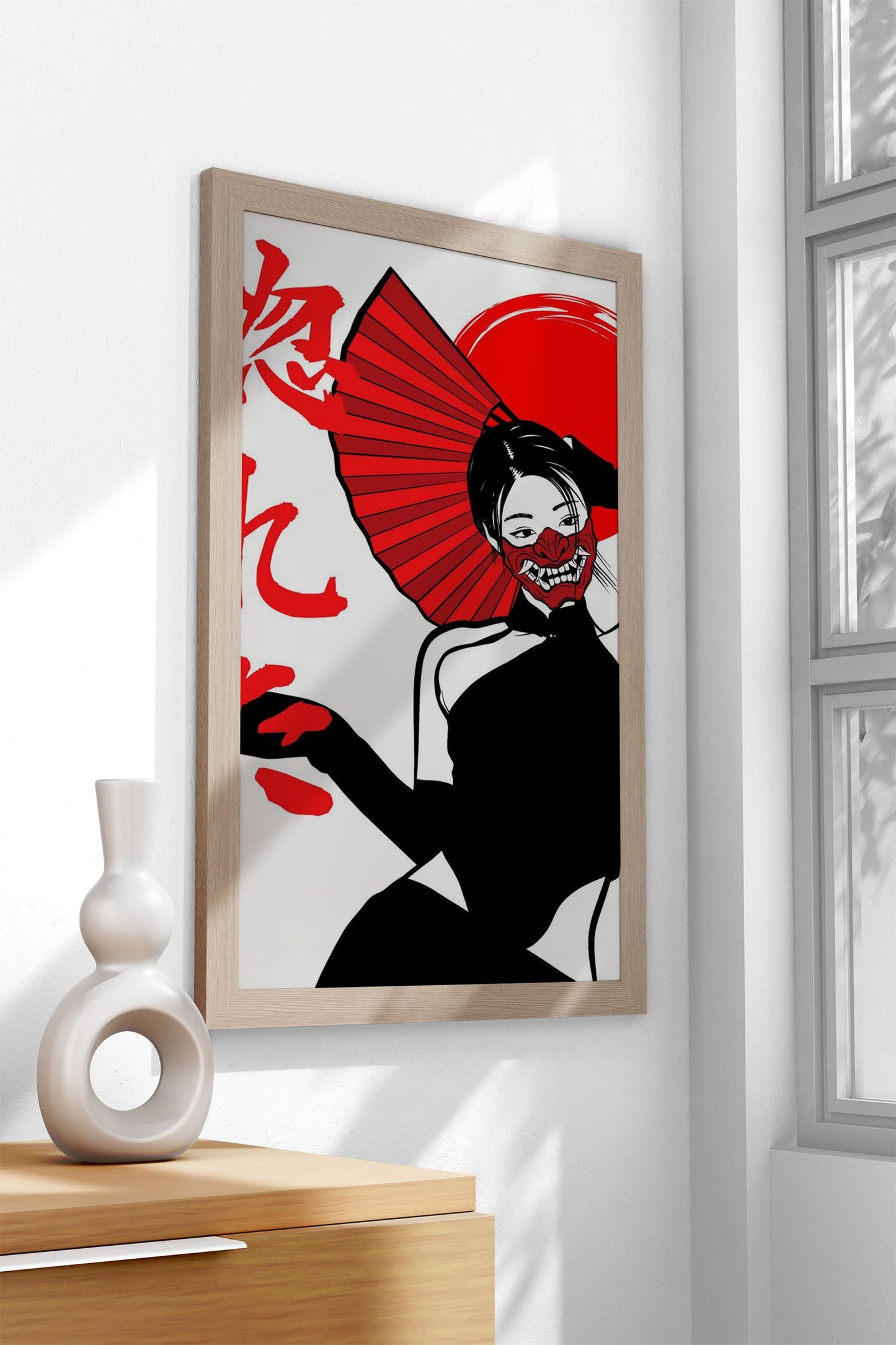 Oni woman Asian Style Poster | Wall Art for Ho me & Office | High-Quality Print