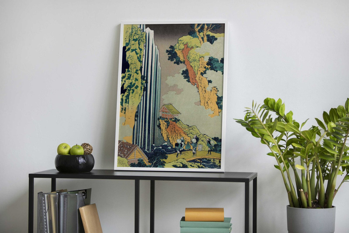 Ono Waterfall on Kisokaido Asian Style Poster  | Wall Art for Home & Office | High-Quality Print
