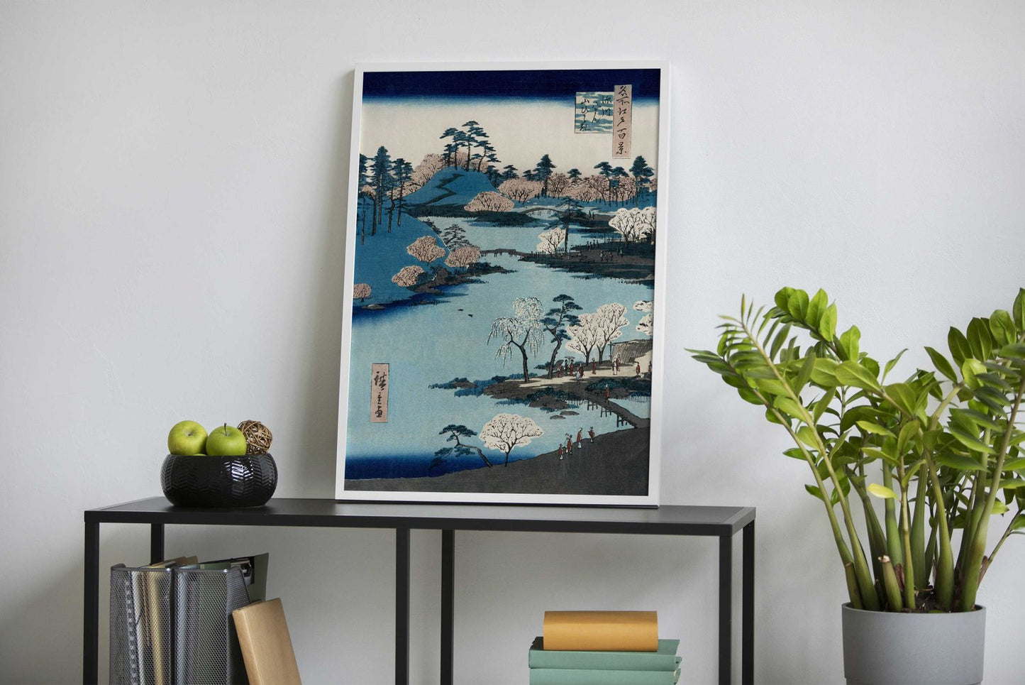 Open garden at Fukagawa Asian Style Poster |  Wall Art for Home & Office | High-Quality Print