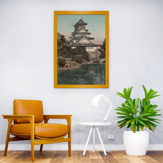 Osaka Castle in Japan Asian Style Poster | Wa ll Art for Home & Office | High-Quality Print