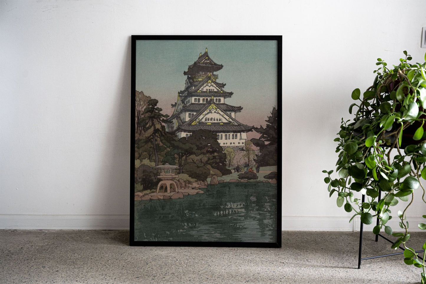 Osaka Castle in Japan Asian Style Poster | Wa ll Art for Home & Office | High-Quality Print