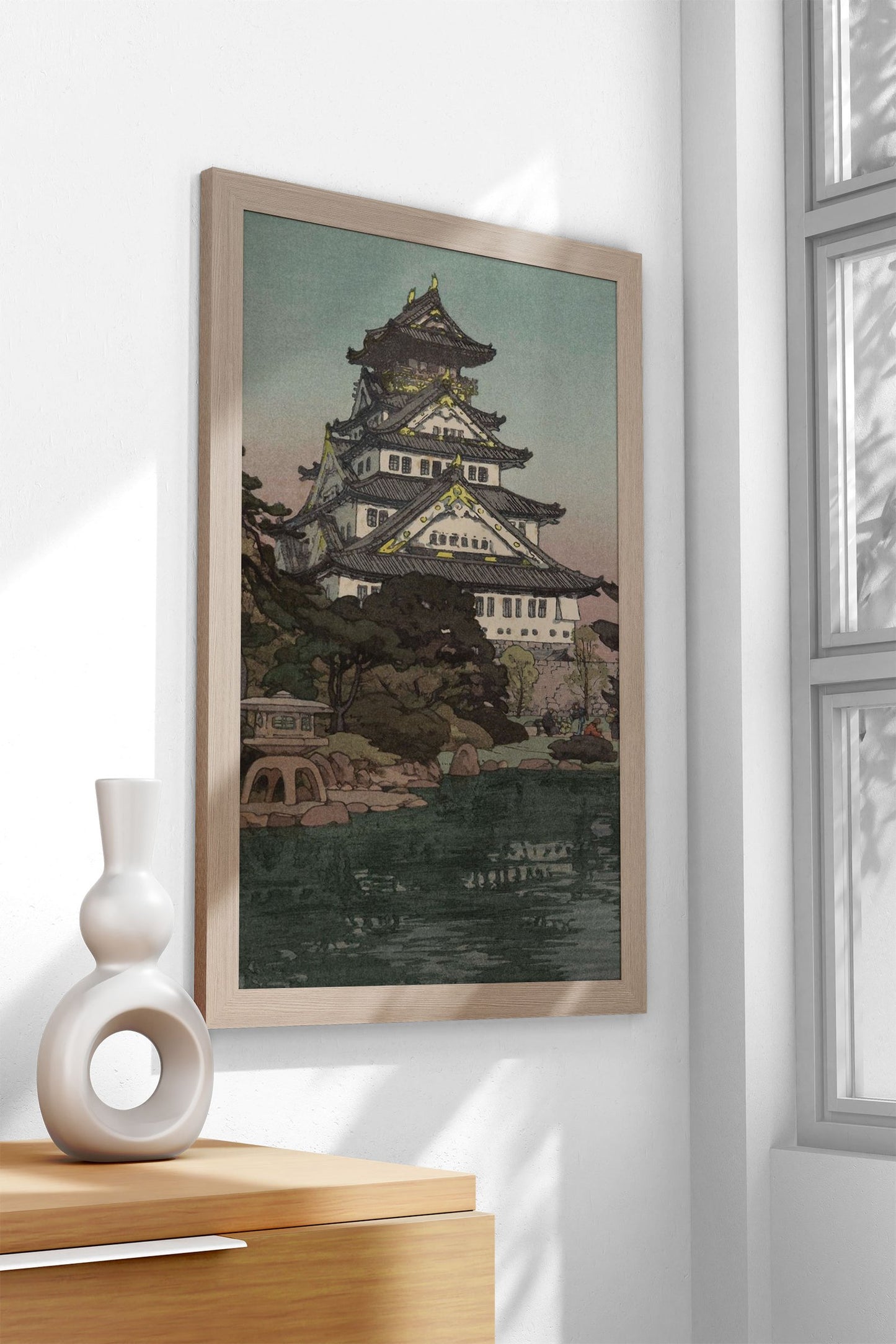 Osaka Castle in Japan Asian Style Poster | Wa ll Art for Home & Office | High-Quality Print