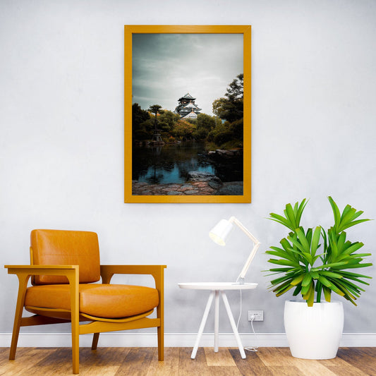 Osaka Castle, Japan Asian Style Poster | Wall  Art for Home & Office | High-Quality Print