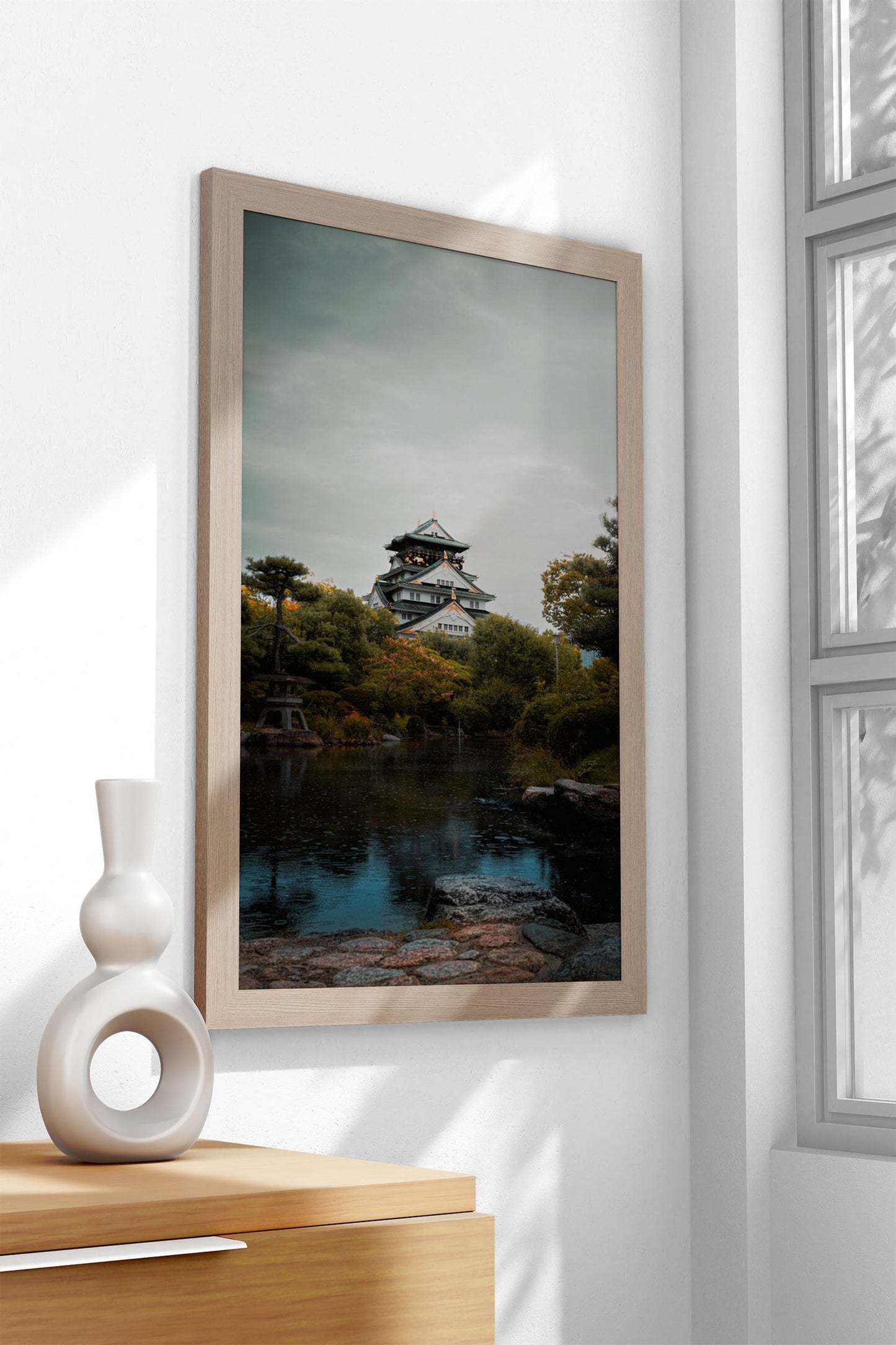 Osaka Castle, Japan Asian Style Poster | Wall  Art for Home & Office | High-Quality Print