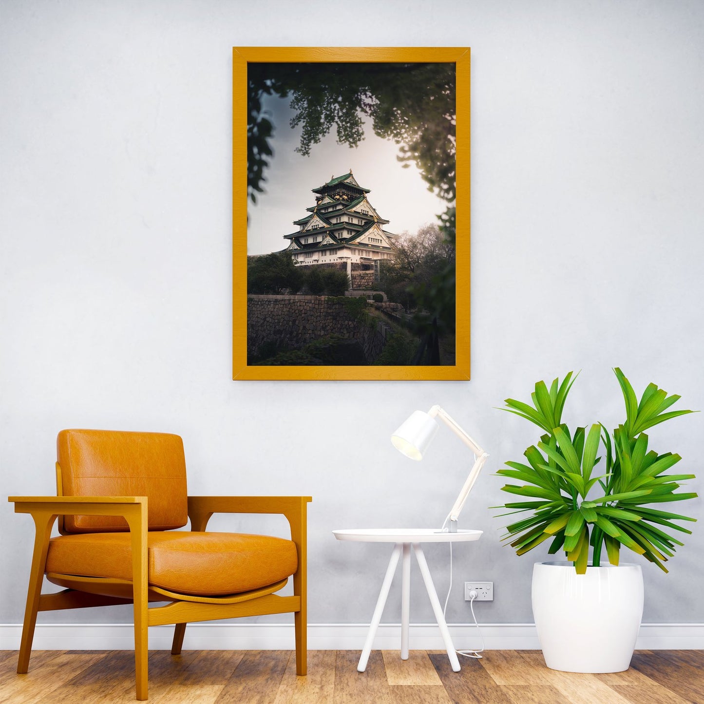 Osaka Castle Asian Style Poster | Wall Art for  Home & Office | High-Quality Print